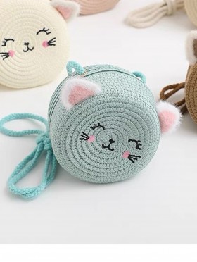 Crochet Mini Bag W/ Cat Ears